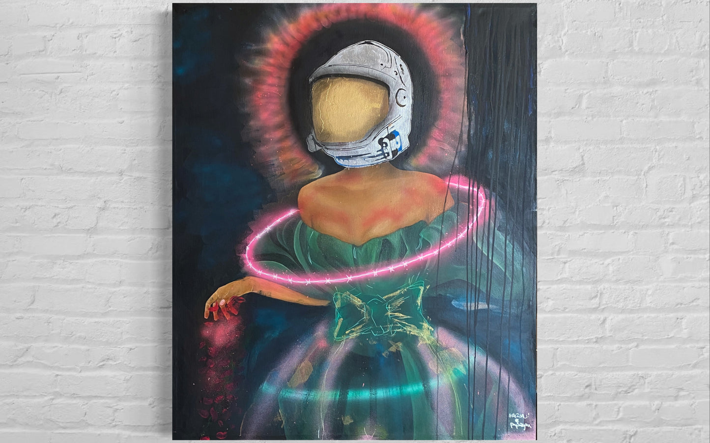 "I need space" Canvas